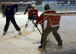 Streethockeyball statt Puck